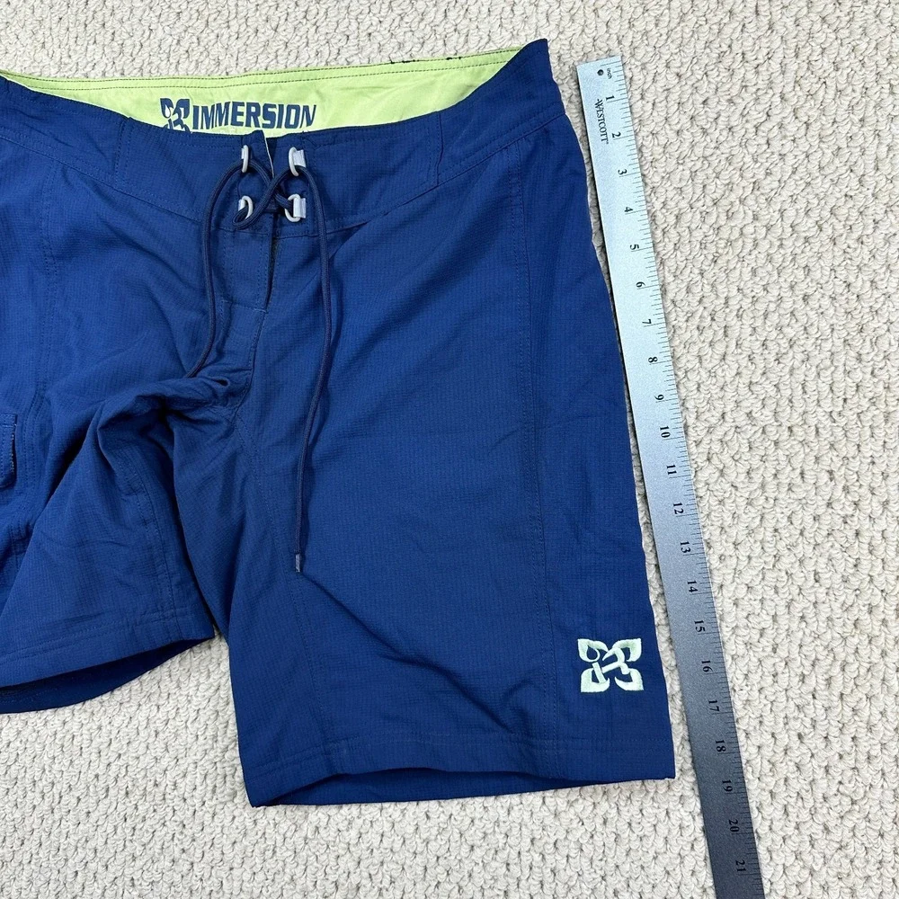 Immersion Research Shorts Womens 14 Navy Fleece Lined Guide Kayak Paddle Board